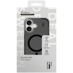 IDEAL OF SWEDEN Clear MagSafe Case – mobildeksel til iPhone 17 Tinted Black