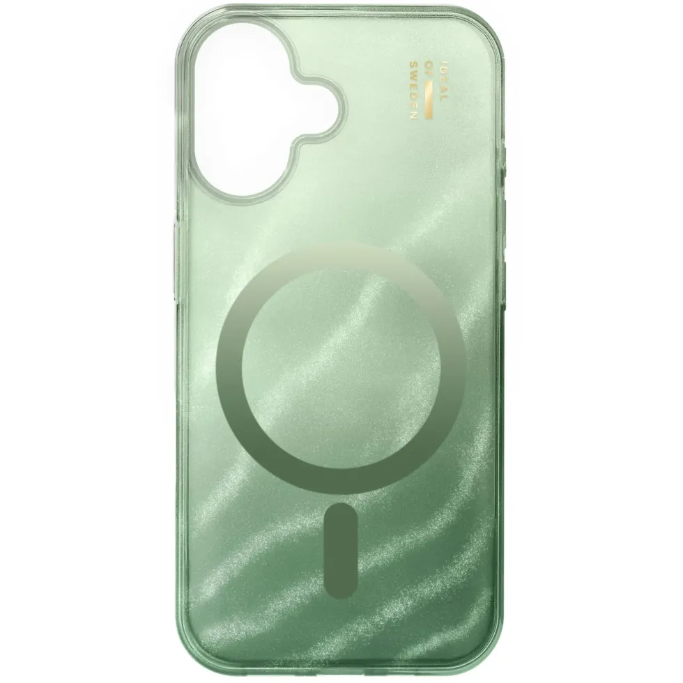 IDEAL OF SWEDEN Clear MagSafe Case – mobildeksel til iPhone 17 Sage Green