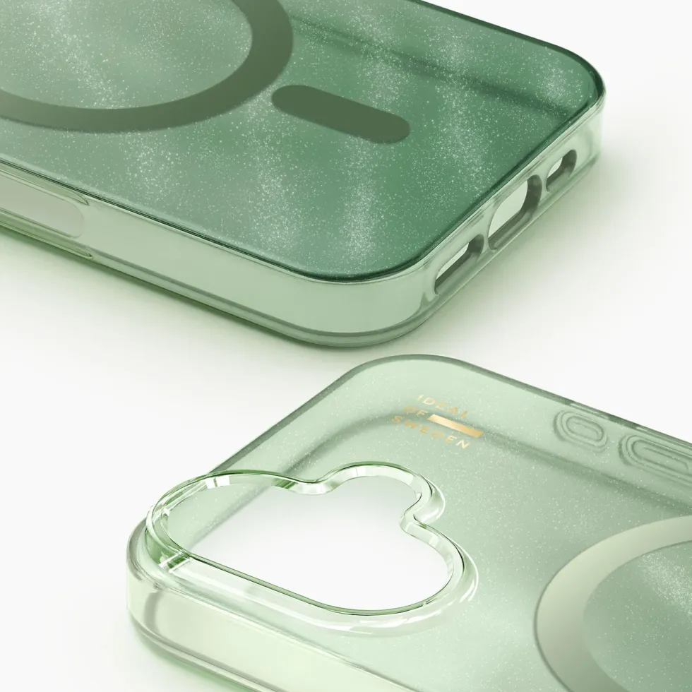 IDEAL OF SWEDEN Clear MagSafe Case – mobildeksel til iPhone 17 Sage Green