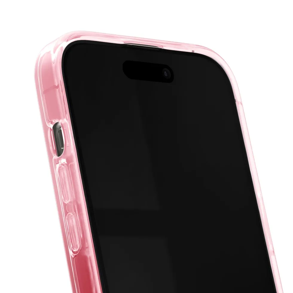 IDEAL OF SWEDEN Clear MagSafe Case – mobildeksel til iPhone 13, 14, 15, 16e og 17e Cherry Lacquer