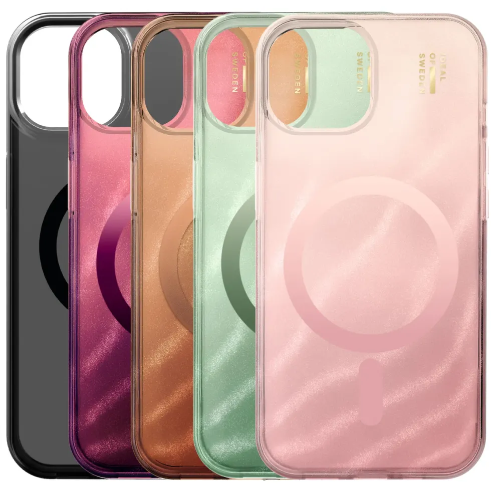 IDEAL OF SWEDEN Clear MagSafe Case – mobildeksel til iPhone 13, 14, 15, 16e og 17e Tinted Black