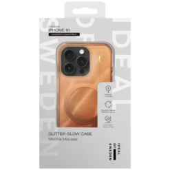 IDEAL OF SWEDEN Clear MagSafe Case – mobildeksel til iPhone 16 Mocha Mousse