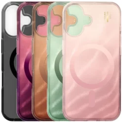 IDEAL OF SWEDEN Clear MagSafe Case – mobildeksel til iPhone 16 Rose Blush