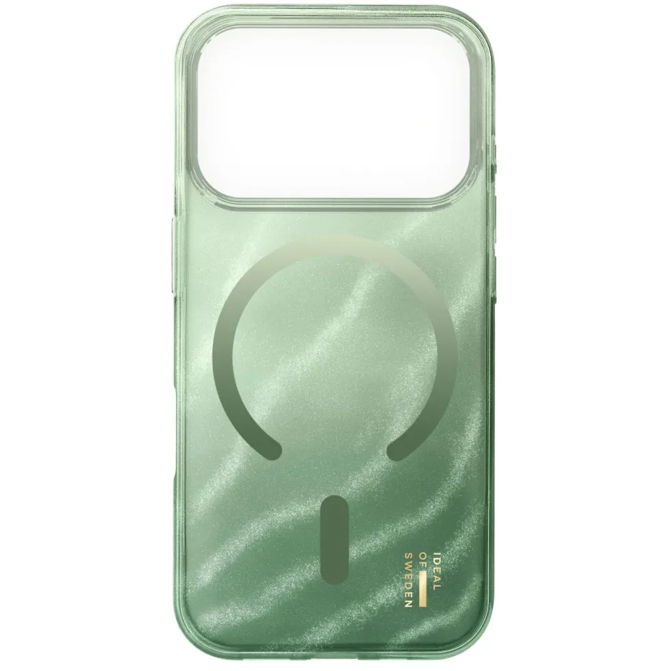 IDEAL OF SWEDEN Clear MagSafe Case – mobildeksel til iPhone 17 Pro Max Sage Green