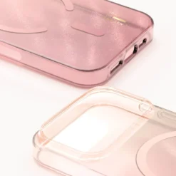 IDEAL OF SWEDEN Clear MagSafe Case – mobildeksel til iPhone 17 Pro Rose Blush