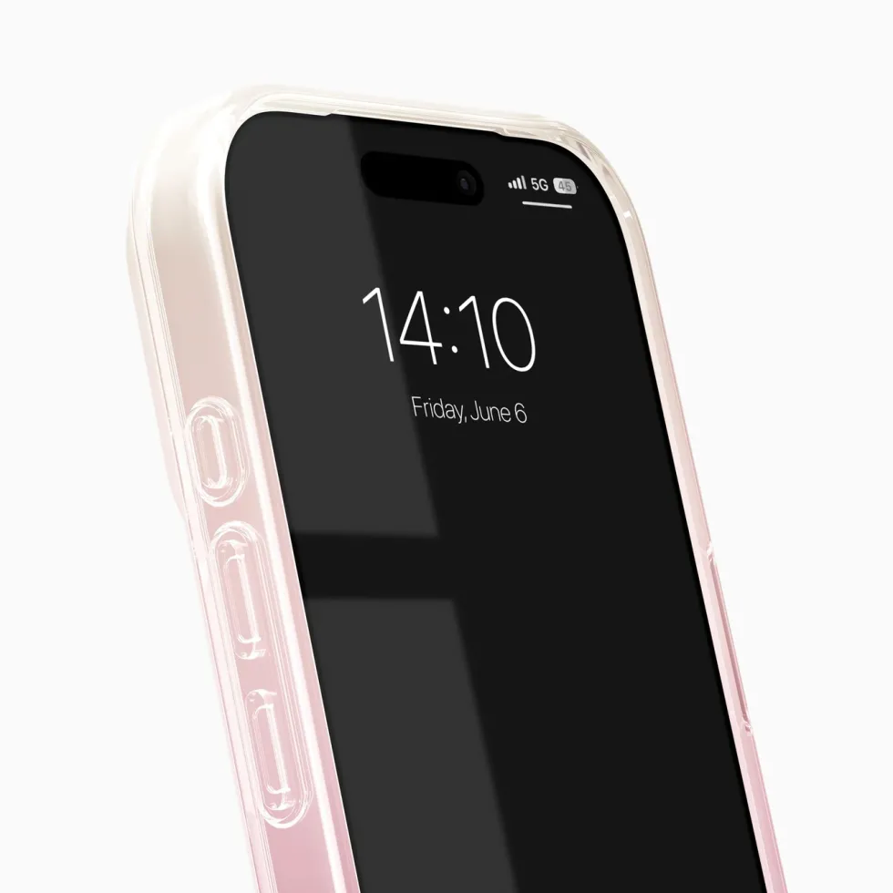 IDEAL OF SWEDEN Clear MagSafe Case – mobildeksel til iPhone 17 Pro Rose Blush
