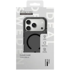 IDEAL OF SWEDEN Clear MagSafe Case – mobildeksel til iPhone 17 Pro Tinted Black