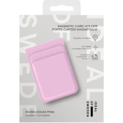IDEAL OF SWEDEN Magnetic Card Holder – kortholder med MagSafe Bubbelgum Pink