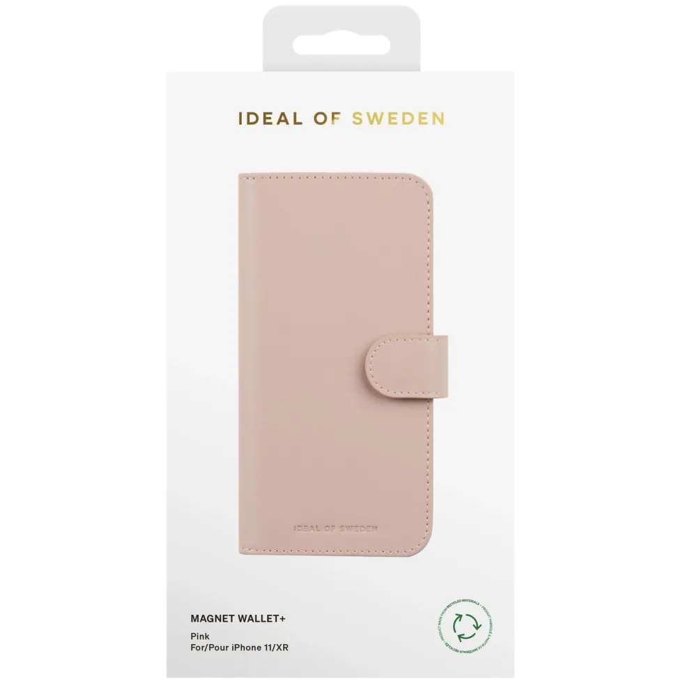 IDEAL OF SWEDEN Magnet Wallet+ - lommebokdeksel til iPhone 11/XR Pink