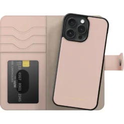 IDEAL OF SWEDEN Magnet Wallet+ for iPhone 15 Pro Max Rosa