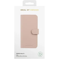 IDEAL OF SWEDEN Magnet Wallet+ for iPhone 15 Pro Max Rosa