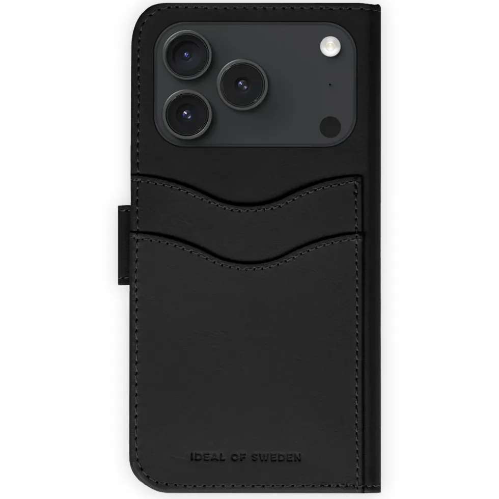 IDEAL OF SWEDEN Magnet Wallet+ - lommebokdeksel til iPhone 17 Pro Max Black