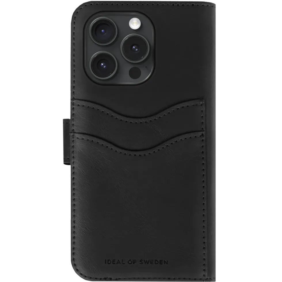 IDEAL OF SWEDEN Magnet Wallet+ - lommebokdeksel til iPhone 16 Pro Black