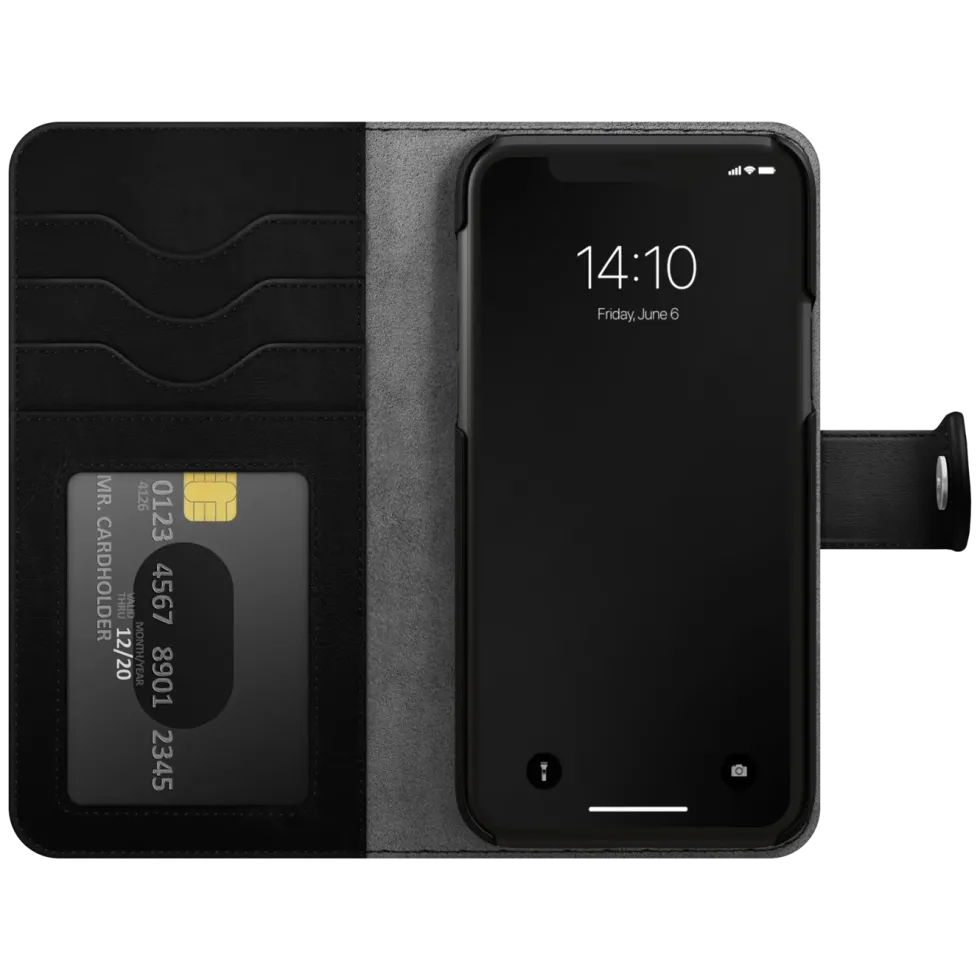 IDEAL OF SWEDEN Magnet Wallet+ lommebokdeksel iPhone 12/12 Pro Black