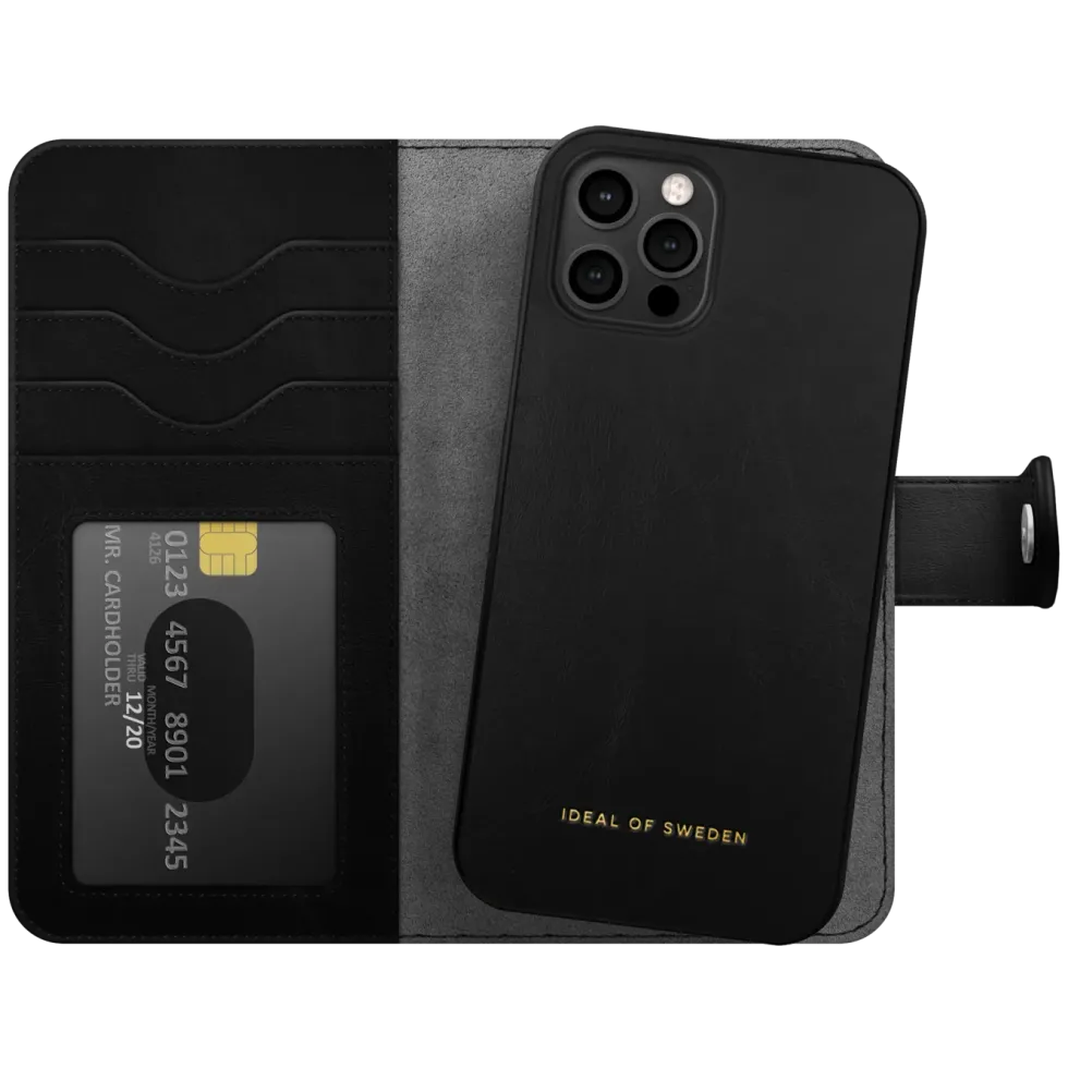 IDEAL OF SWEDEN Magnet Wallet+ lommebokdeksel iPhone 12/12 Pro Black