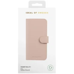 IDEAL OF SWEDEN Magnet Wallet+ for iPhone 15 Rosa