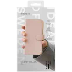 IDEAL OF SWEDEN Magnet Wallet+ - lommebokdeksel til iPhone 16 Pink