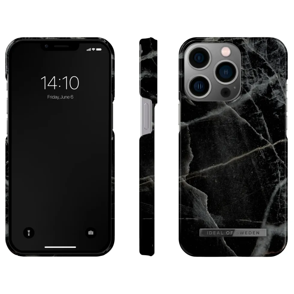 IDEAL OF SWEDEN Mobildeksel for iPhone 14 Pro Black Thunder