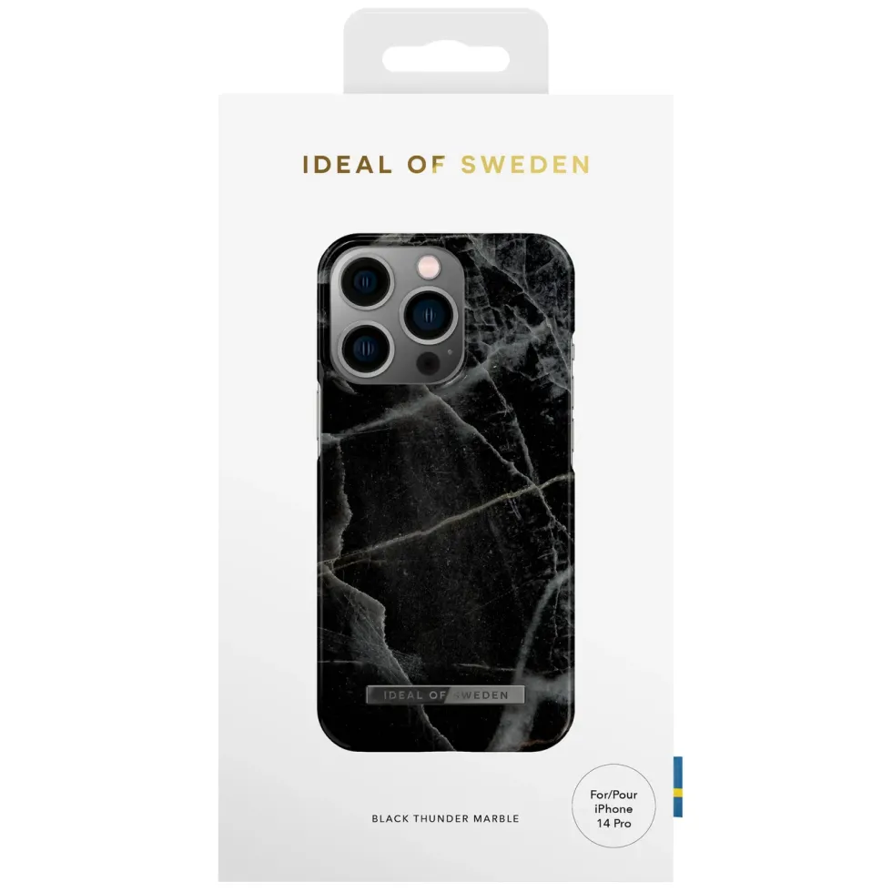 IDEAL OF SWEDEN Mobildeksel for iPhone 14 Pro Black Thunder