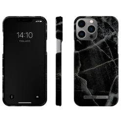 IDEAL OF SWEDEN Mobildeksel for iPhone 14 Pro Max Black Thunder