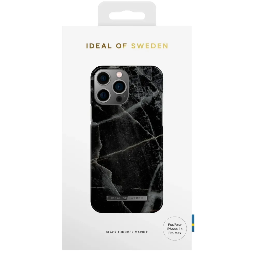 IDEAL OF SWEDEN Mobildeksel for iPhone 14 Pro Max Black Thunder