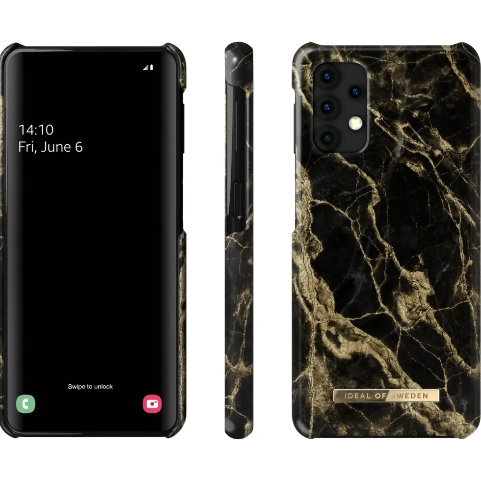 IDEAL OF SWEDEN Mobildeksel for Galaxy A32 5G Golden Smoke Marble