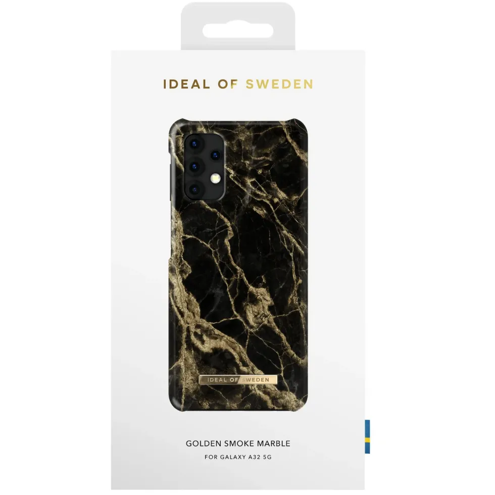 IDEAL OF SWEDEN Mobildeksel for Galaxy A32 5G Golden Smoke Marble