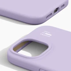 IDEAL OF SWEDEN Silicone MagSafe Case – mobildeksel til iPhone 13, 14, 15, 16e og 17e Lavender Milk
