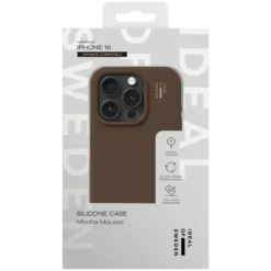 IDEAL OF SWEDEN Silicone MagSafe Case – mobildeksel til iPhone 16 Mocha Mousse