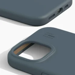 IDEAL OF SWEDEN Silicone MagSafe Case – mobildeksel til iPhone 13, 14, 15, 16e og 17e Midnight Blue