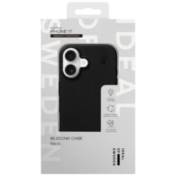 IDEAL OF SWEDEN Silicone MagSafe Case – mobildeksel til iPhone 17 Black