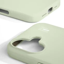 IDEAL OF SWEDEN Silicone MagSafe Case – mobildeksel til iPhone 17 Sage Green