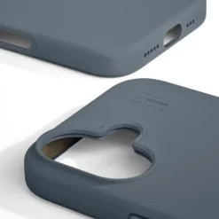 IDEAL OF SWEDEN Silicone MagSafe Case – mobildeksel til iPhone 17 Midnight Blue