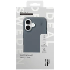 IDEAL OF SWEDEN Silicone MagSafe Case – mobildeksel til iPhone 17 Midnight Blue