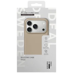 IDEAL OF SWEDEN Silicone MagSafe Case – mobildeksel til iPhone 17 Pro Max Perfect Beige