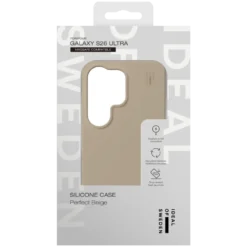 IDEAL OF SWEDEN Silicone MagSafe Case – mobildeksel til Galaxy S26 Ultra Perfect Beige