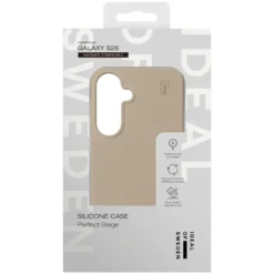 IDEAL OF SWEDEN Silicone MagSafe Case – mobildeksel til Galaxy S26 Perfect Beige