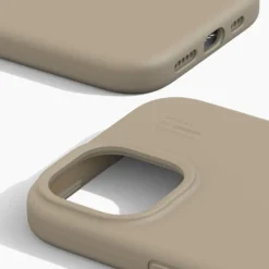 IDEAL OF SWEDEN Silicone MagSafe Case – mobildeksel til iPhone 13, 14, 15, 16e og 17e Perfect Beige