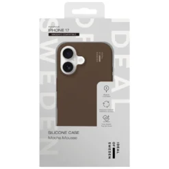 IDEAL OF SWEDEN Silicone MagSafe Case – mobildeksel til iPhone 17 Mocha Mousse