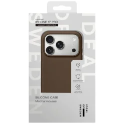 IDEAL OF SWEDEN Silicone MagSafe Case – mobildeksel til iPhone 17 Pro Mocha Mousse