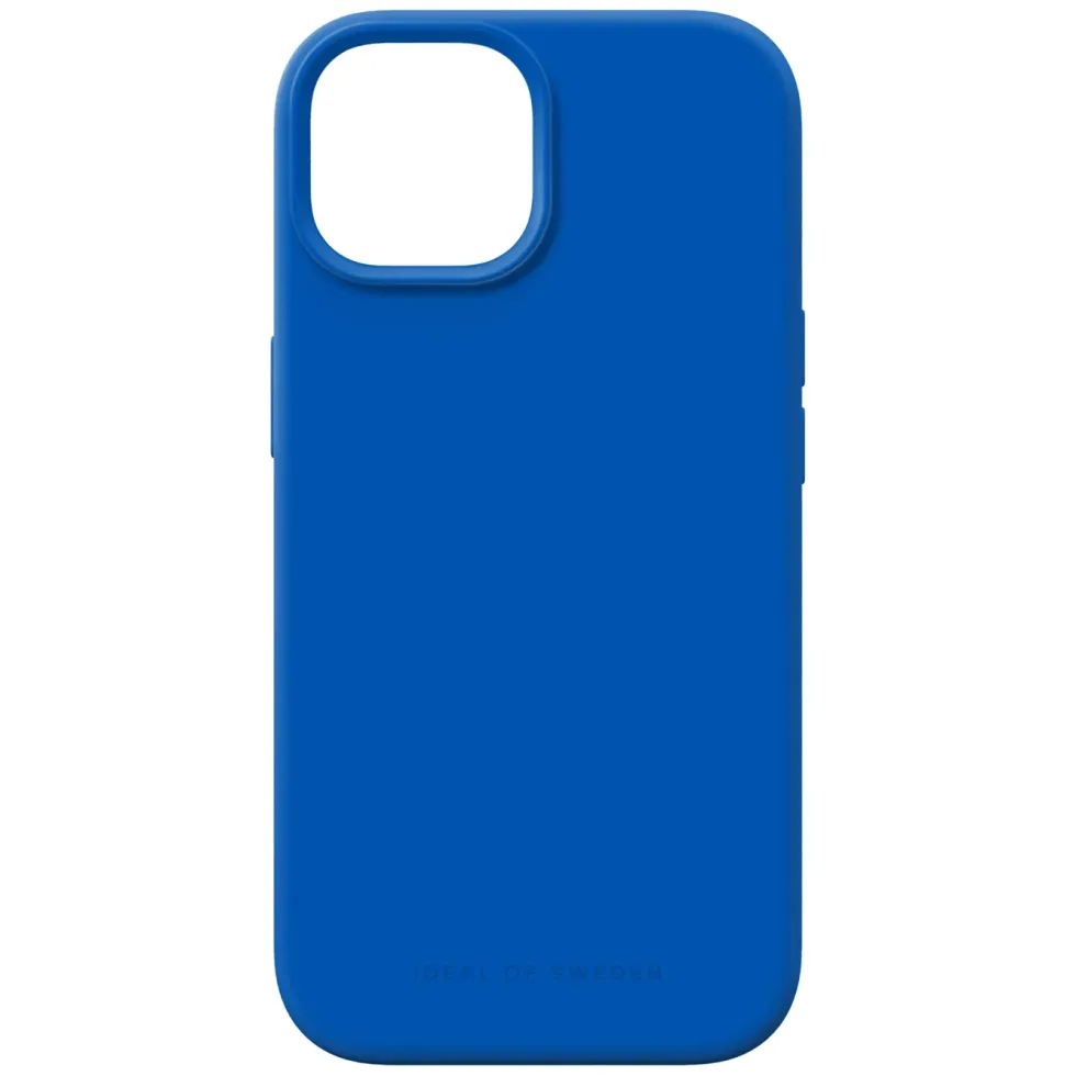 IDEAL OF SWEDEN Silikondeksel for iPhone 15 Cobalt Blue