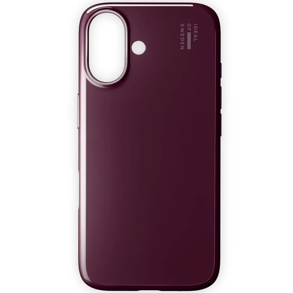 IDEAL OF SWEDEN Slim MagSafe Case – mobildeksel til iPhone 17 Glossy Cherry