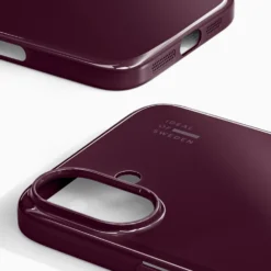 IDEAL OF SWEDEN Slim MagSafe Case – mobildeksel til iPhone 17 Glossy Cherry