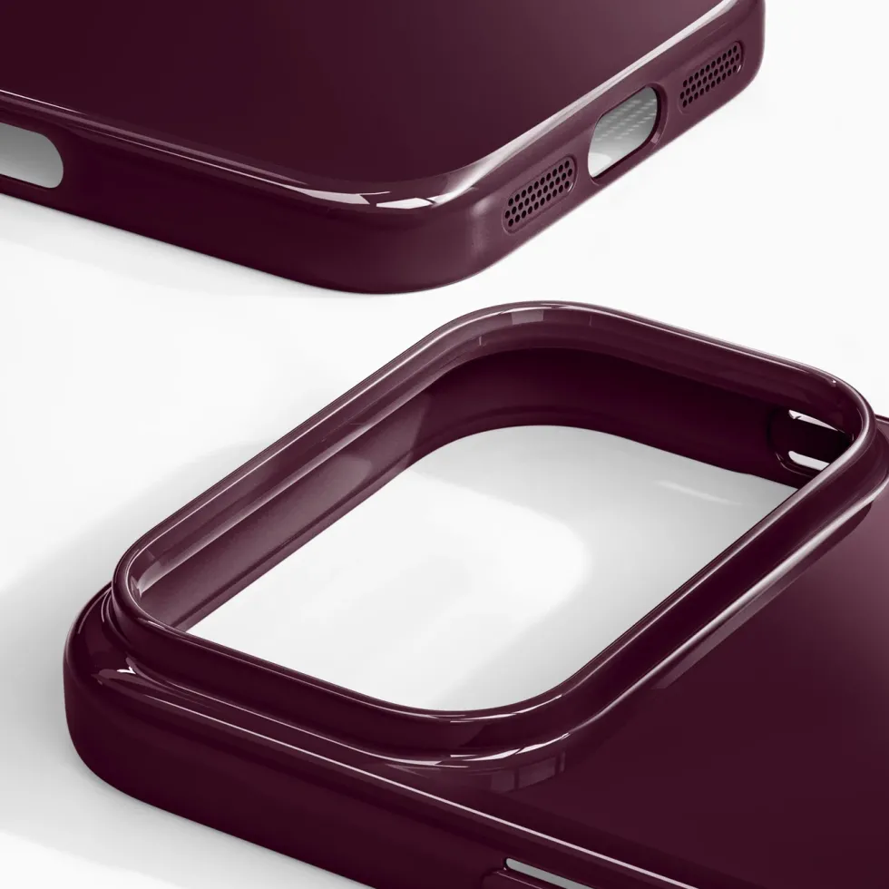 IDEAL OF SWEDEN Slim MagSafe Case – mobildeksel til iPhone 17 Pro Glossy Cherry