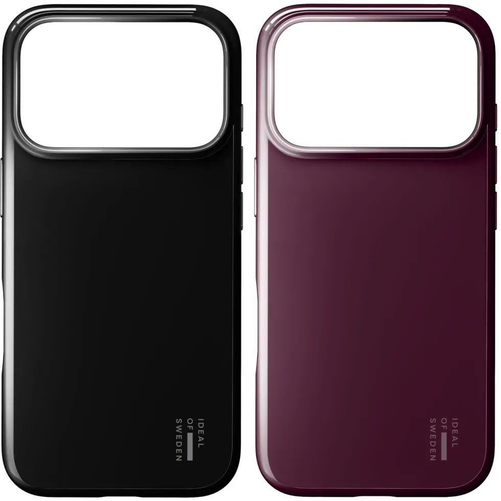 IDEAL OF SWEDEN Slim MagSafe Case – mobildeksel til iPhone 17 Pro Glossy Cherry