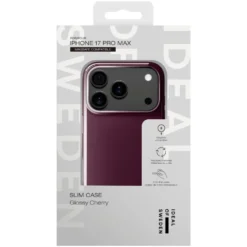 IDEAL OF SWEDEN Slim MagSafe Case – mobildeksel til iPhone 17 Pro Max Glossy Cherry