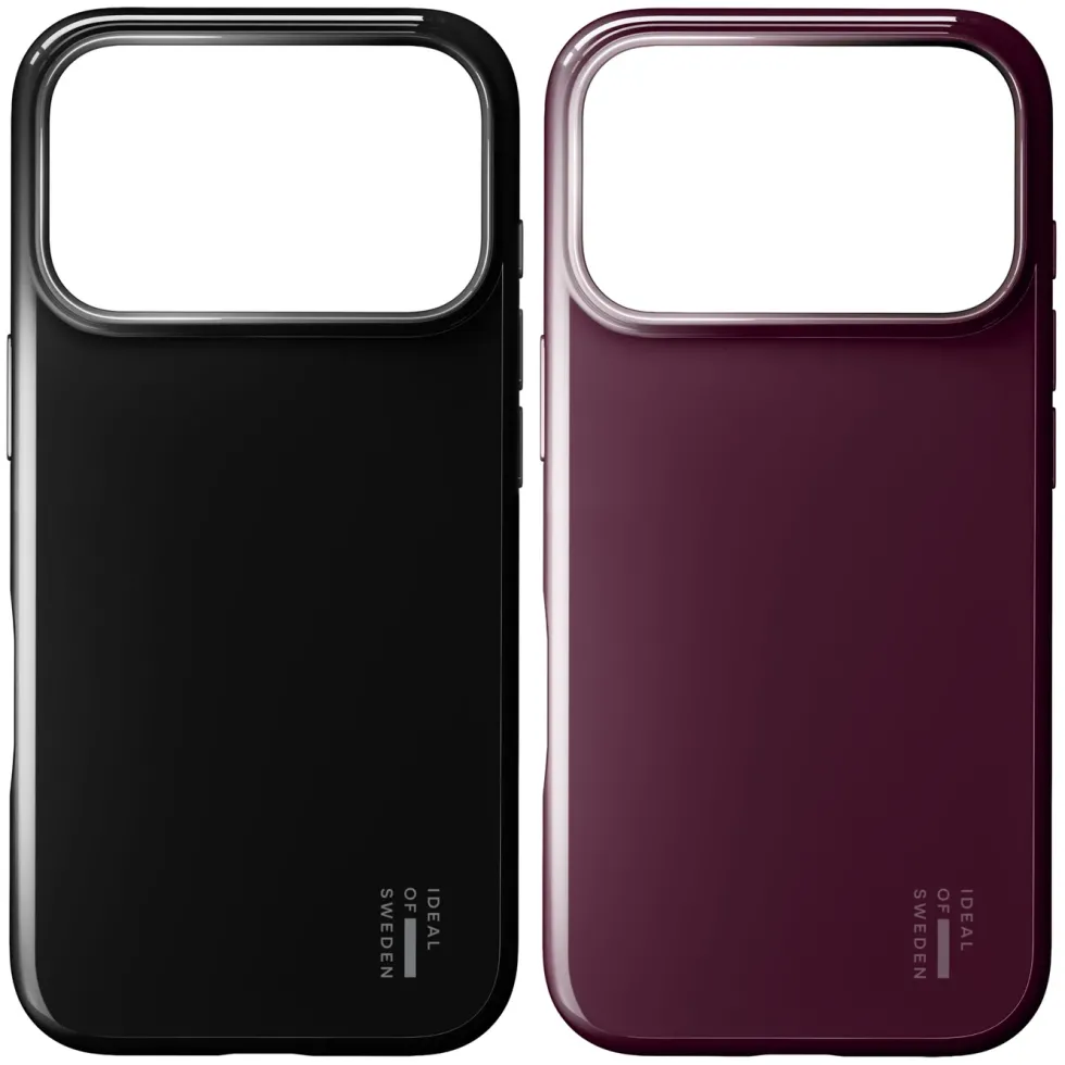 IDEAL OF SWEDEN Slim MagSafe Case – mobildeksel til iPhone 17 Pro Max Glossy Cherry
