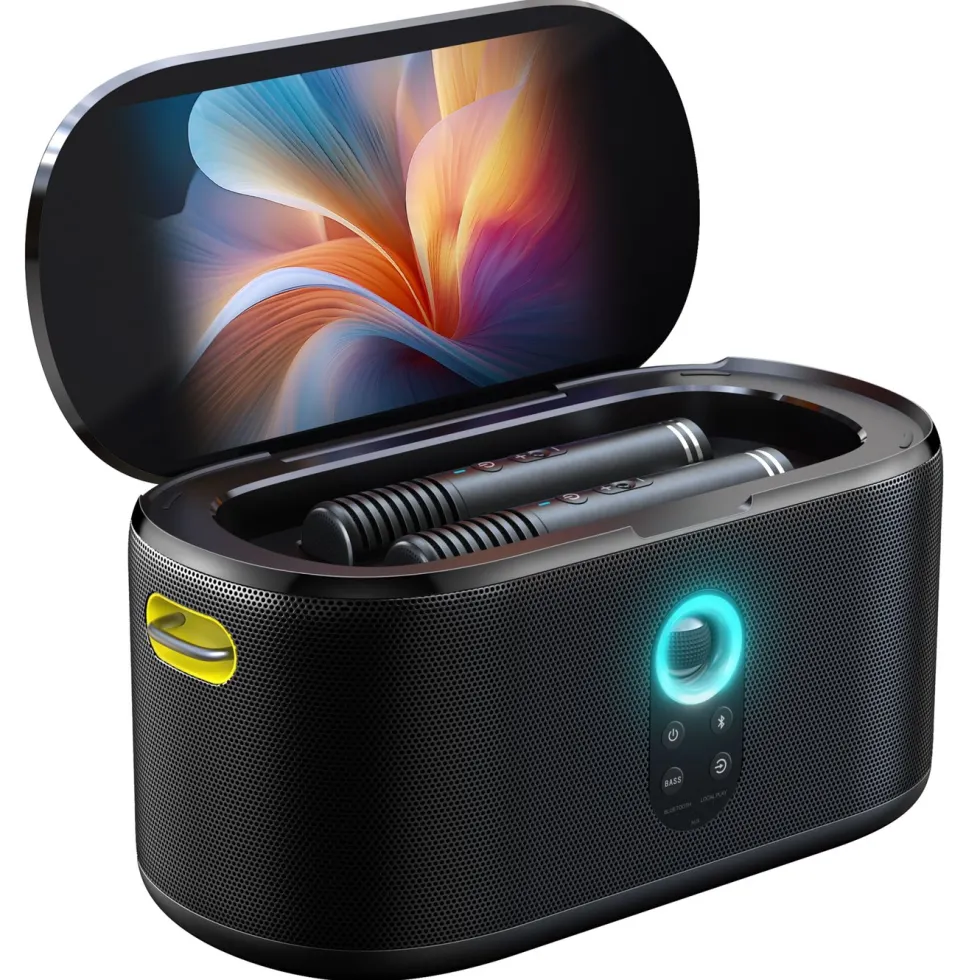Ikarao Shell S1 Bærbar karaokemaskin med 10,1" HD-skjerm