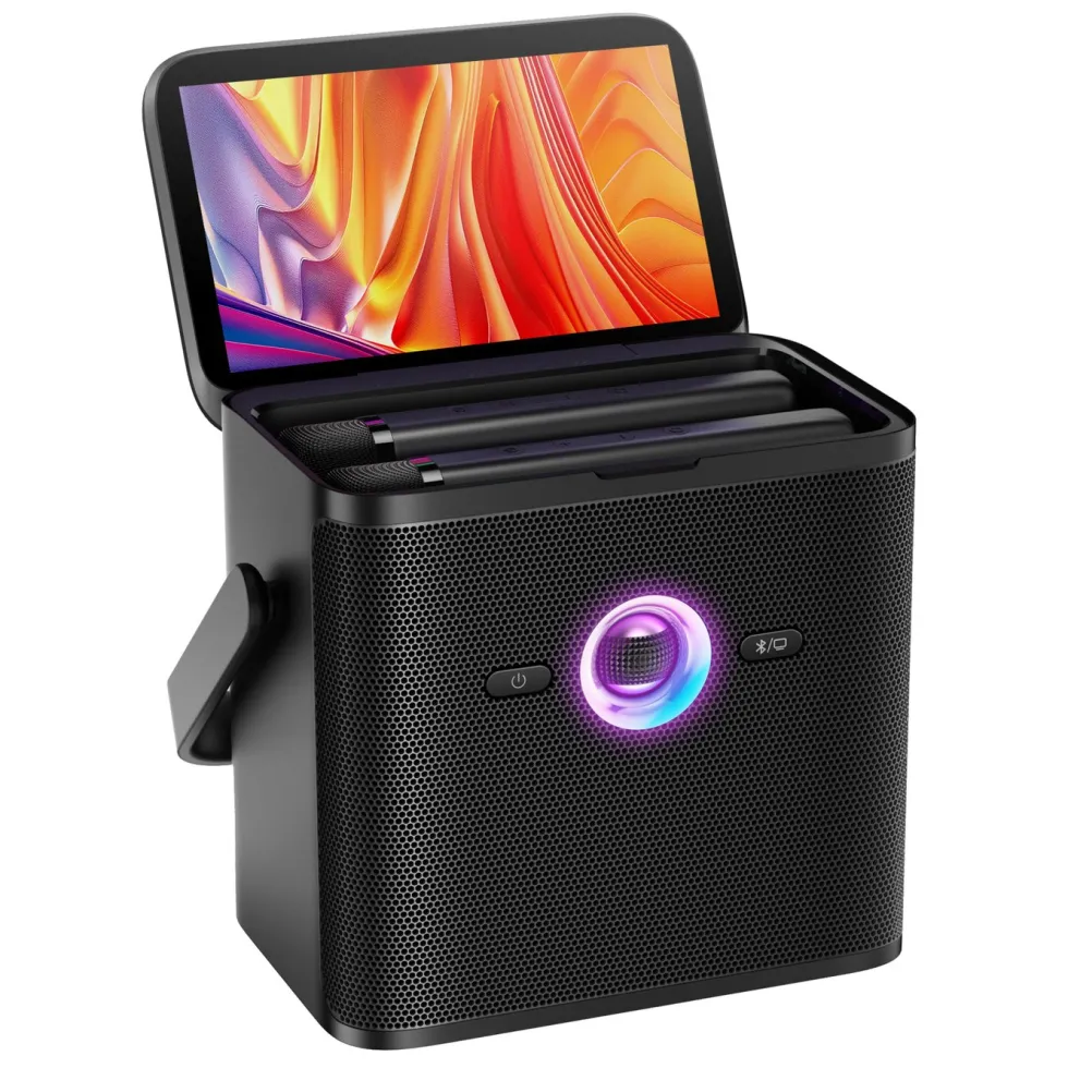 Ikarao Shell S3 Bærbar karaokemaskin med 7" HD-skjerm