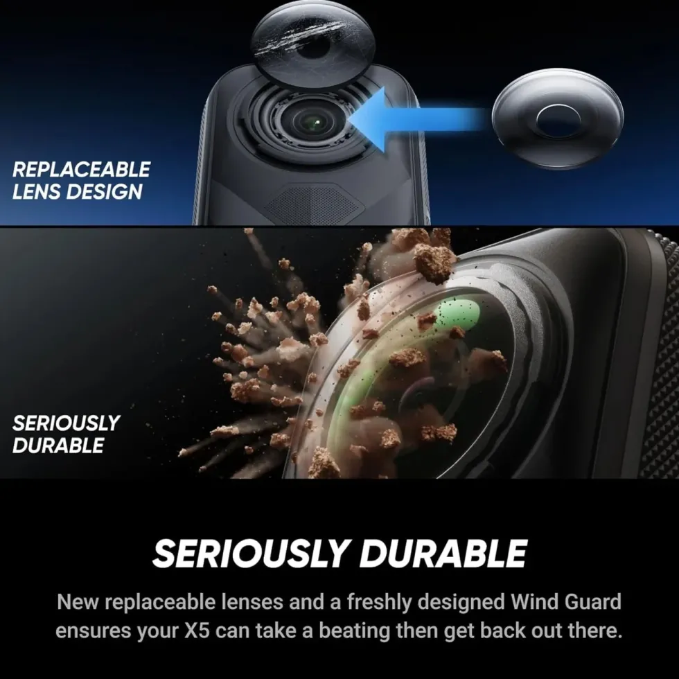 Insta360 X5 Essentials Bundle – actionkamera med 360° video